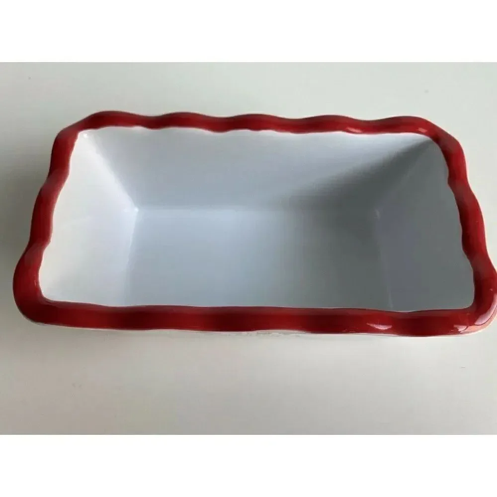 Peanuts Snoopy & Friends Valentine’s Mini Loaf‎ Bread Baking Pan Dish Canister